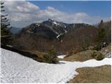 Podbrdo - Slatnik (northwestern peak)